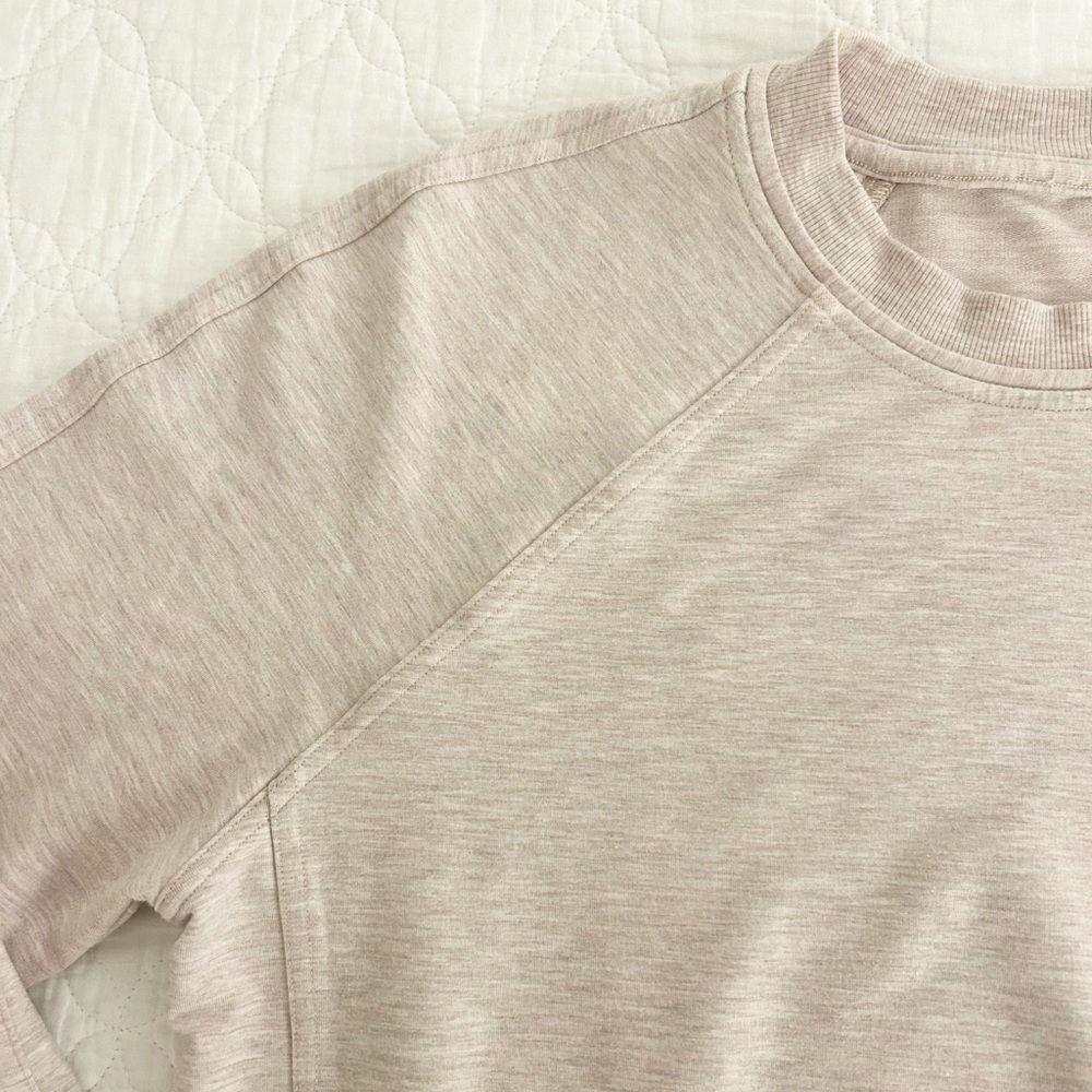 LULULEMON love crew pullover heather pink 8 - Picture 3 of 10